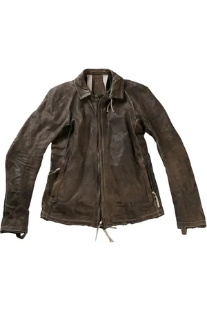 11 BY BORIS BIDJAN SABERI Leather jacket