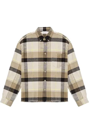 JOHN ELLIOTT Camisa a cuadros con botones