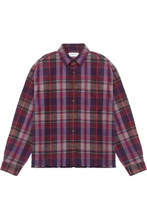 JOHN ELLIOTT Camisa a cuadros con botones