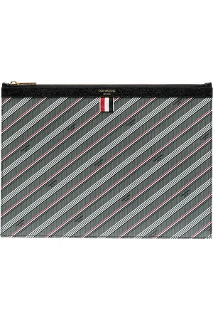 Thom Browne Cartera con logo estampado