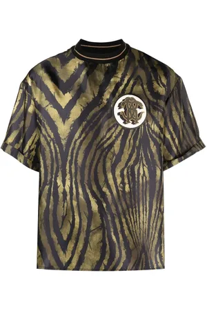 Roberto Cavalli Camiseta con parche del logo