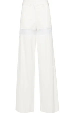 GENNY Pantalones anchos con rayas translúcidas