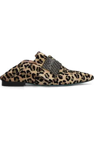 Fratelli Russo Mocasines con motivo de leopardo