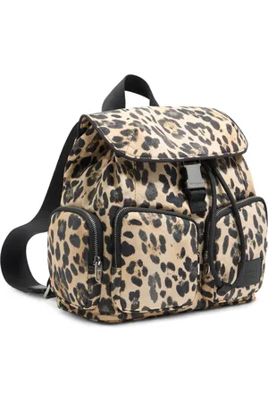 Bimba y Lola Mochila mediana con estampado de leopardo