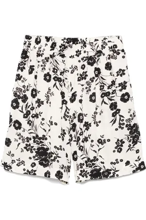 LANEUS Pantalones cortos con motivo floral