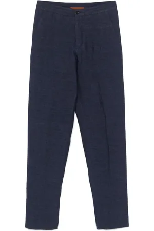 Ermenegildo Zegna Pantalones de lino ajustados