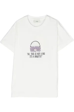 Fendi Camiseta con motivo bordado