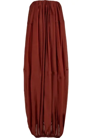 Salvatore Ferragamo Vestido largo estilo bustier