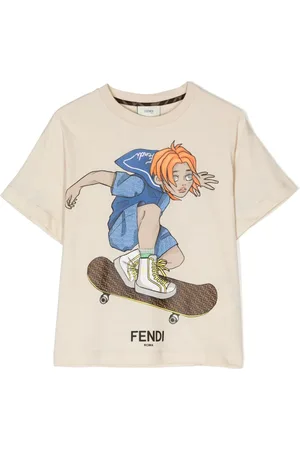 Fendi Camiseta con estampado gráfico