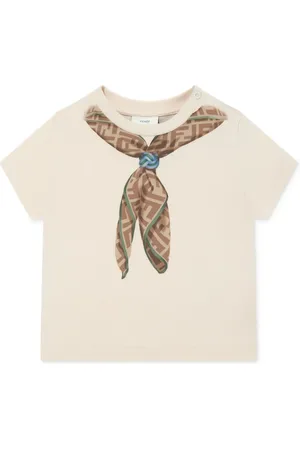 Fendi Camiseta con pañuelo estampado