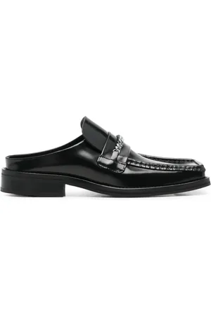 MARTINE ROSE Mules con puntera cuadrada