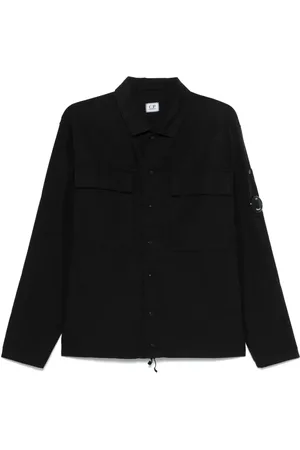 C.P. Company Camisa de algodón con diseño rasgado