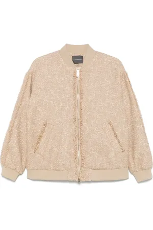 LORENA ANTONIAZZI Chaqueta bómber de tweed