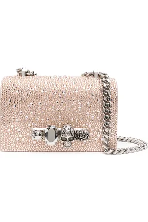 Alexander McQueen Bandolera Jewelled mini