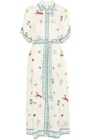 ALÉMAIS Vestido midi Sandy