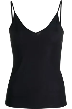Jil Sander Top de tirantes liso