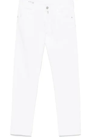 Incotex Pantalones ajustados con parche del logo