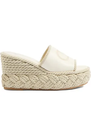 VALENTINO GARAVANI Sandalias VLogo Torchon con cuña de 100 mm
