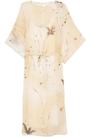 PESERICO SIGN Vestido midi estampado