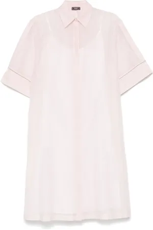 PESERICO SIGN Vestido midi semitranslúcido