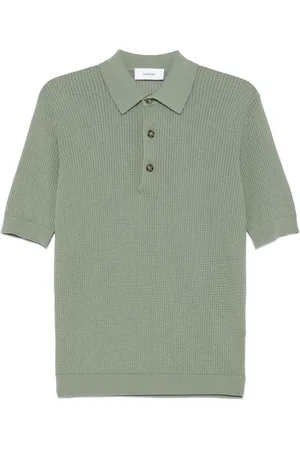 LARDINI Polo de punto gofrado