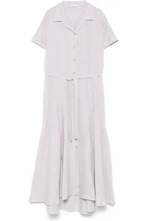 PESERICO SIGN Vestido midi de lino