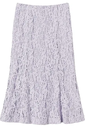 Twin-Set Falda con encaje floral
