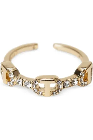 Twin-Set Anillo con detalle de cristales