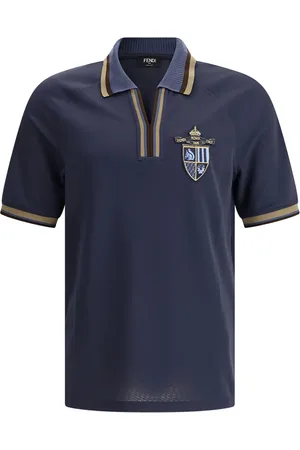Fendi Polo con logo bordado