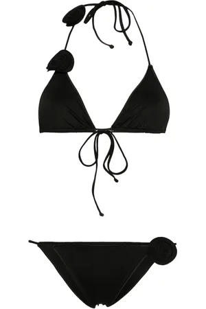 LA REVECHE Bikini con aplique floral