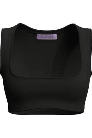 MACCAPANI Top Perfect con escote cuadrado