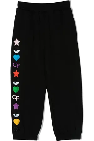 Chiara Ferragni Pantalones con logo bordado