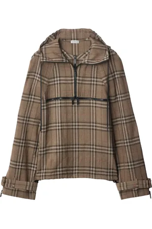 Burberry Sudadera a cuadros con capucha