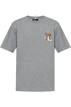 Moncler Camiseta Mountain con logo bordado