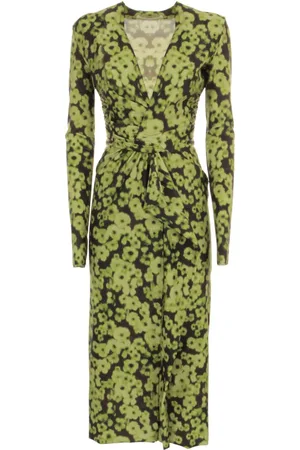 Serafini Vestido midi con estampado floral