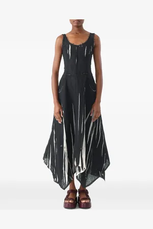 Jason Wu Vestido con pantalla estampada