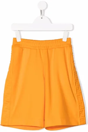 Fendi Bermudas con franjas del logo