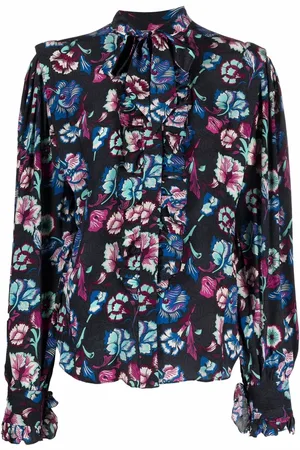 Isabel Marant Floral-print silk blouse