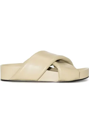 Jil Sander Sandalias planas con tiras cruzadas