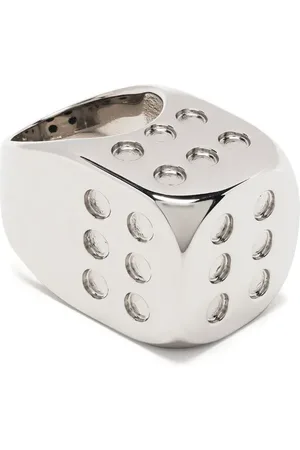 Maison Margiela Anillo Roll Six con diseño grueso