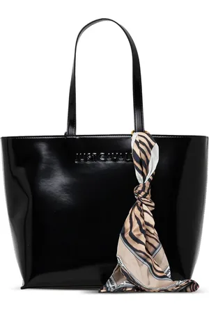 Roberto Cavalli Bolso shopper con logo en relieve