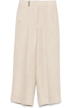 PESERICO SIGN Pantalones rectos con pinzas