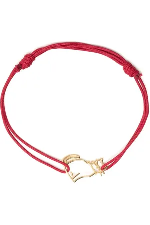 Aliita Pulsera de cuerda Miau en oro amarillo de 9kt