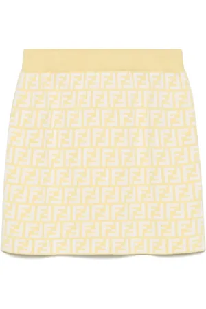 Fendi Falda con motivo FF