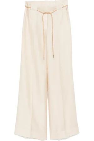Blugirl Pantalones palazzo con cinturón