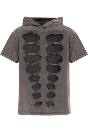 AVAVAV Camiseta con efecto envejecido