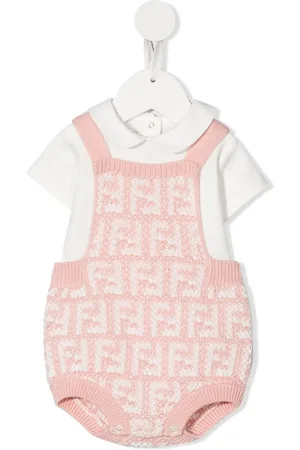 Fendi Pelele con logo FF estampado