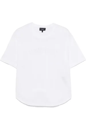 Emporio Armani Camiseta con logo bordado