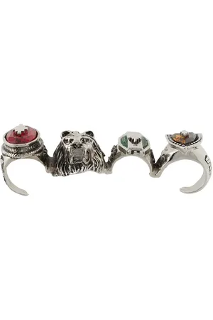 MARCELO BURLON Anillos para cuatro dedos