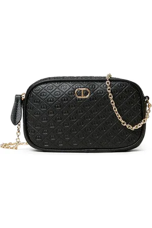 Twin-Set Bandolera con placa del logo
